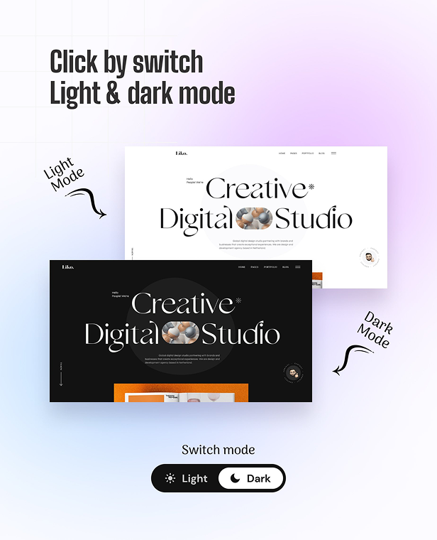 Liko - Creative Agency & Portfolio WordPress Theme