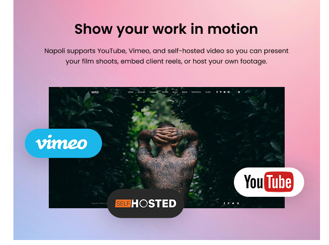 Napoli Photography WordPress Theme