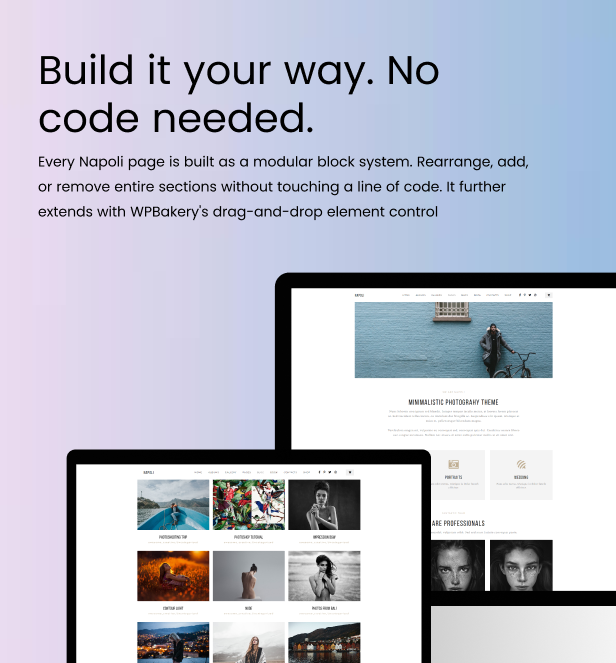 Napoli Photography WordPress Theme