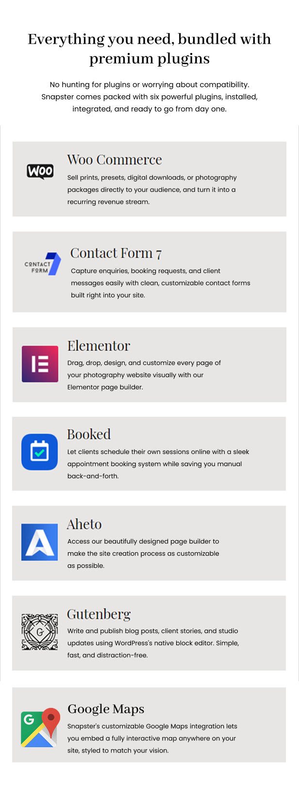 Snapster - Photography WordPress Theme - 14
