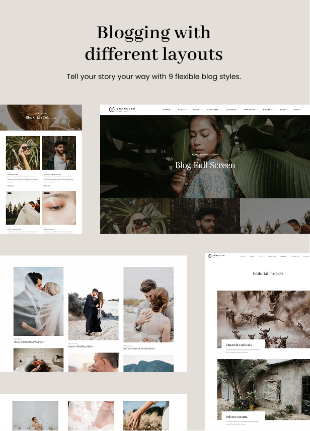 Snapster - Photography WordPress Theme - 16