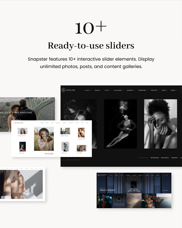Snapster - Photography WordPress Theme - 10