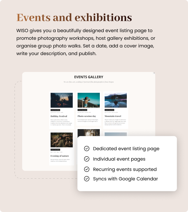 Wiso Photography | WordPress Theme - 13